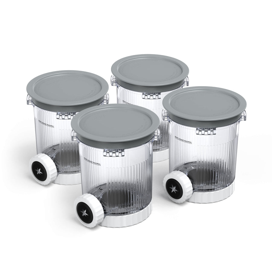 Ninja® Creami® Scoop & Swirl™ 4-Pack Pints and Lids